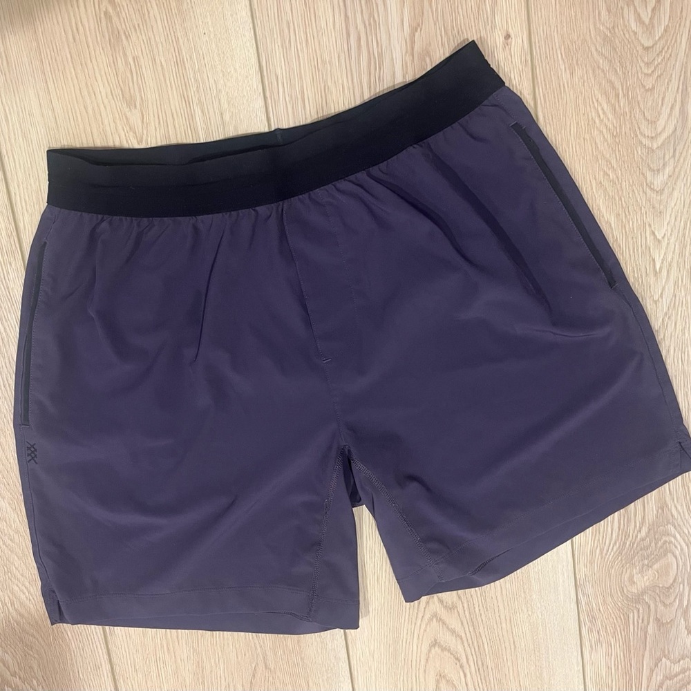 RHONE Men's Large Purple Athletic Shorts